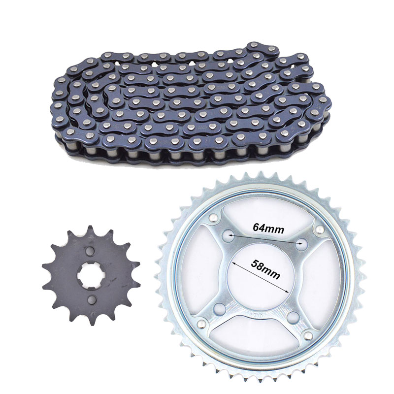 428 Chain - Motorfiets Tandwiel Chain 428H 122L 14T/44T
