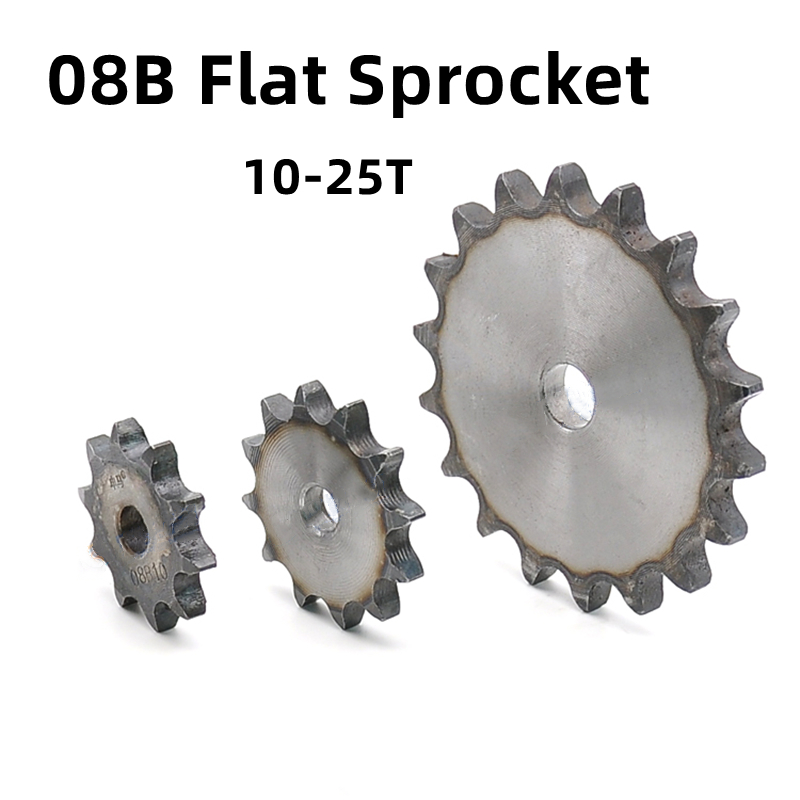 Chain Sprocket Set - 1pcs 08b Platte Kettingwiel 10-25 Tanden
