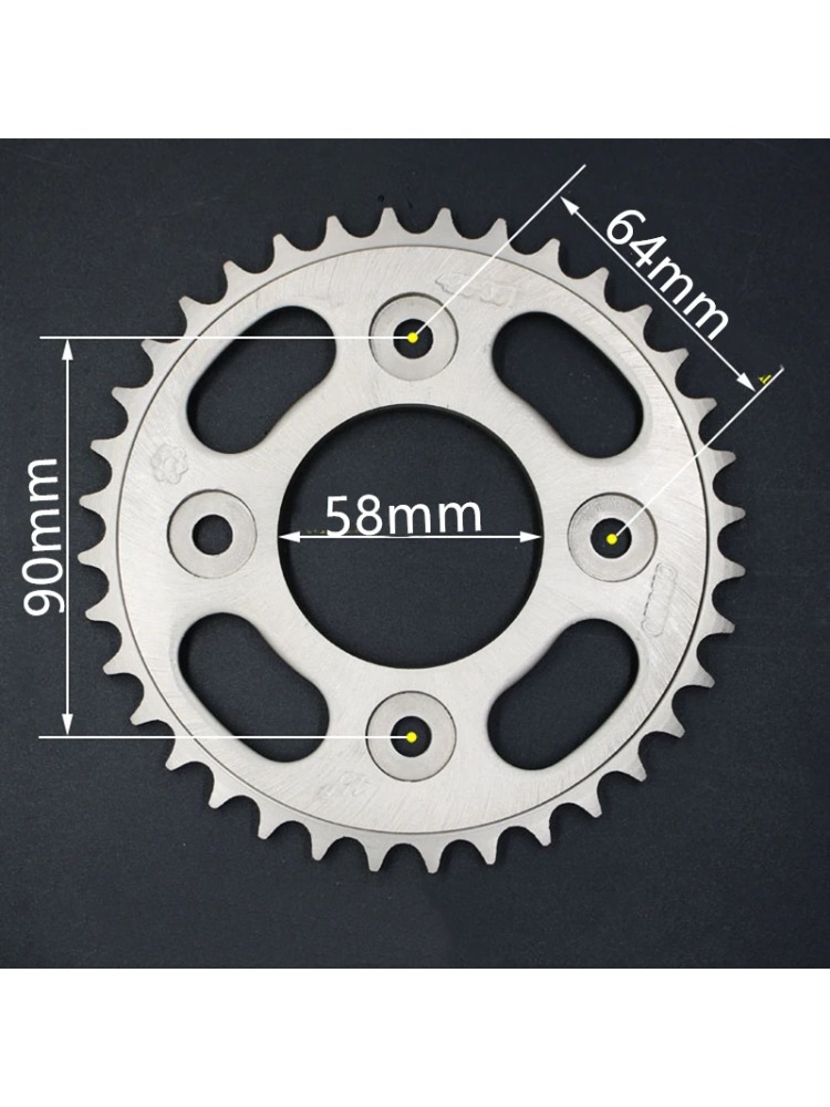 Motorfiets tandwiel 428-32T/34 - 428 Chain recensie en prijs